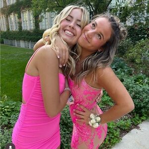 Lucy in the sky pink/ tank sequin dress!